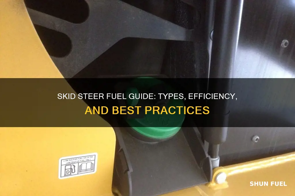 what kind of fuel does a skid steer use