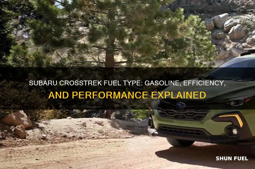what kind of fuel does a subaru crosstrek use