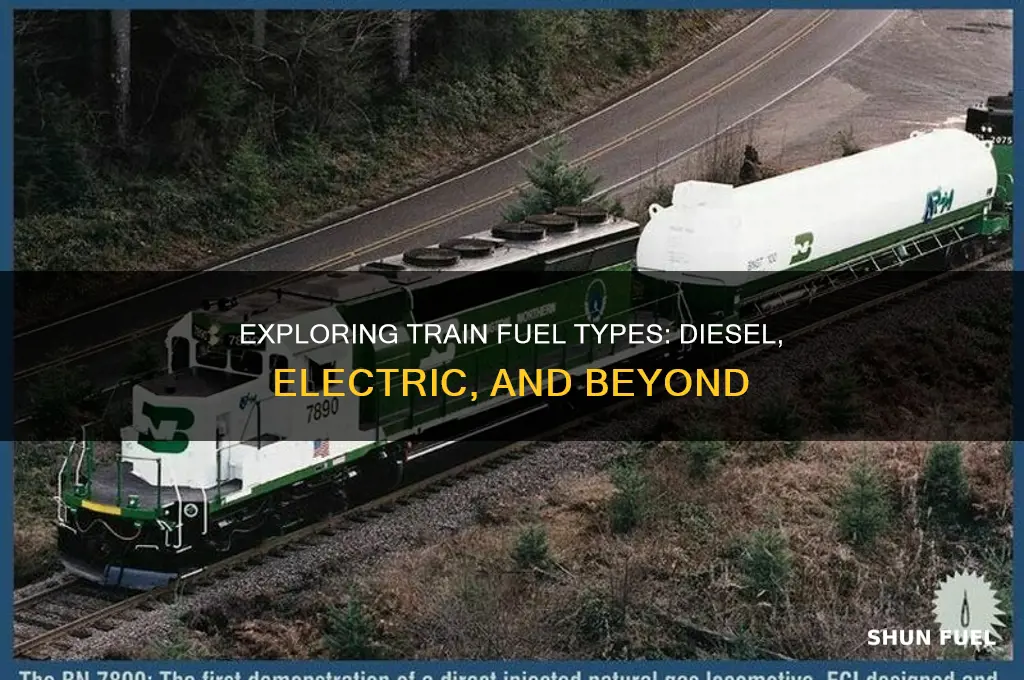 what kind of fuel does a train use