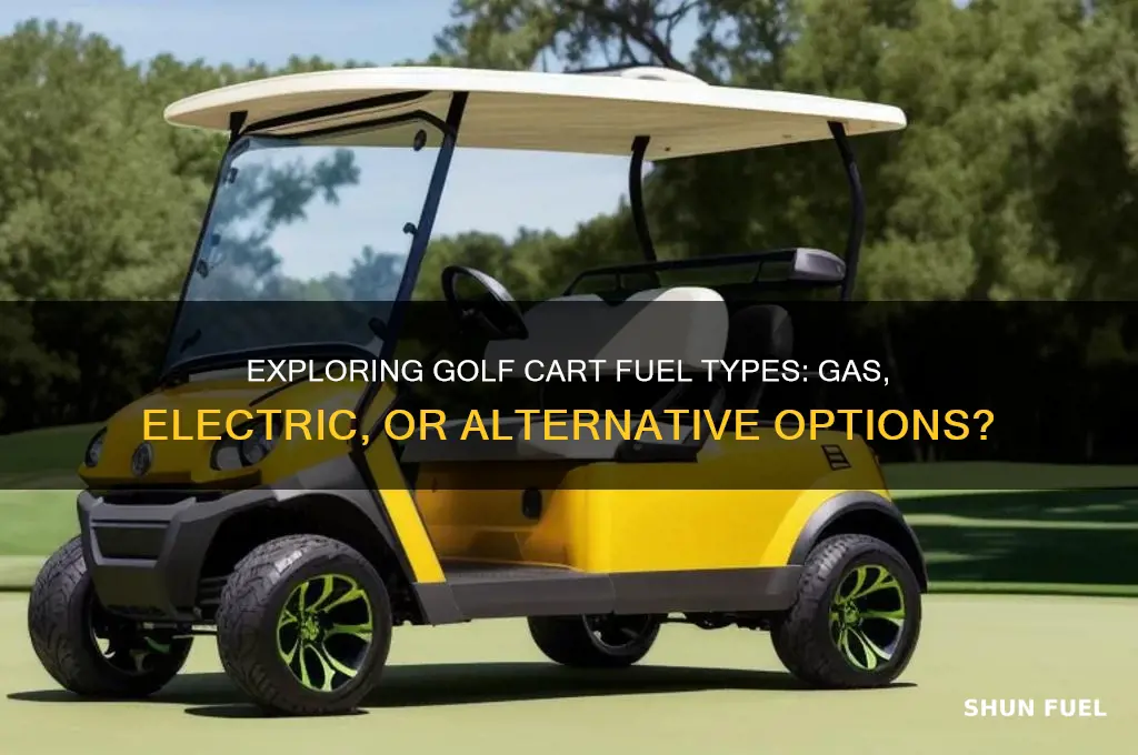 what kind of fuel does golf cart use