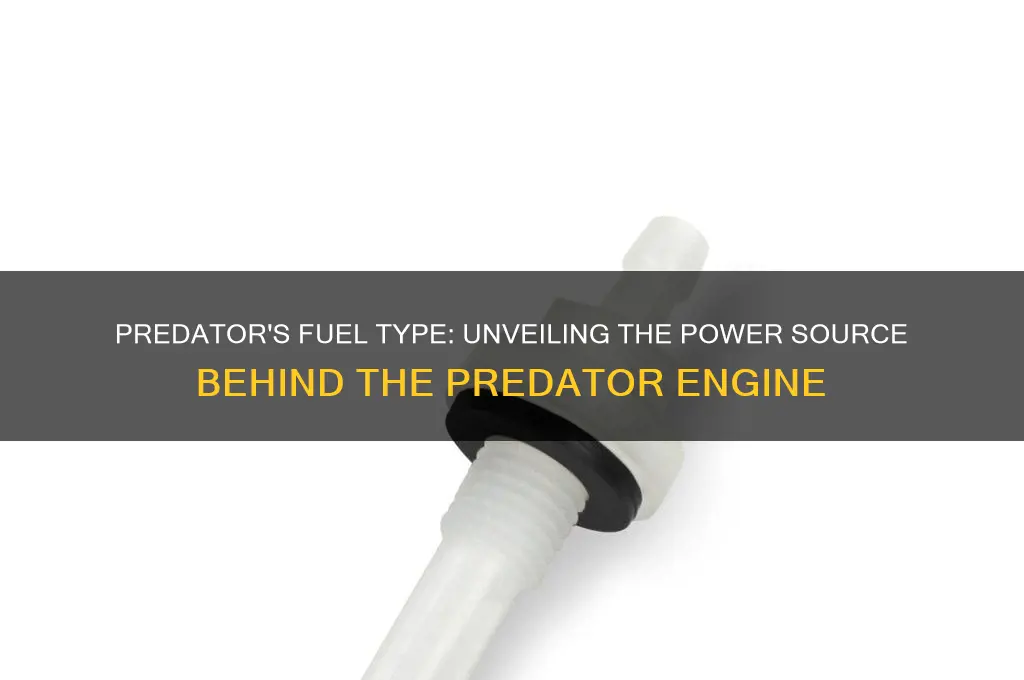 what kind of fuel does predator use