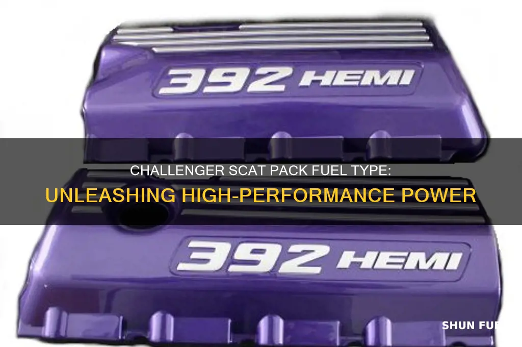 what kind of fuel does the challenger scat pack use