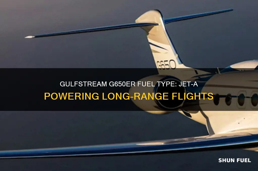 what kind of fuel does the gulfstream g650er use
