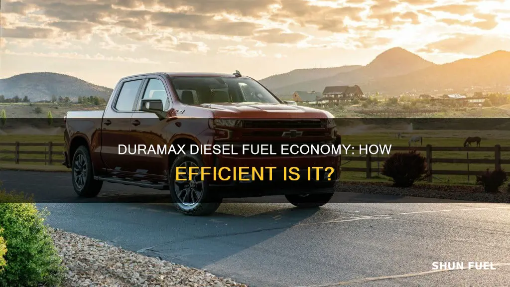 what kind of fuel economy does the duramax diesel