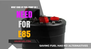 Choosing the Right Fuel Pump for E85: A Comprehensive Guide