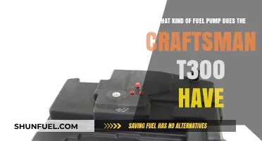 Craftsman T300 Fuel Pump Type: A Comprehensive Guide