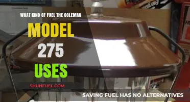 Coleman Model 275 Fuel Type: Unleashing the Power Source