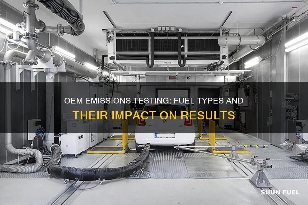 what kind of fuel to oems use to test emissions