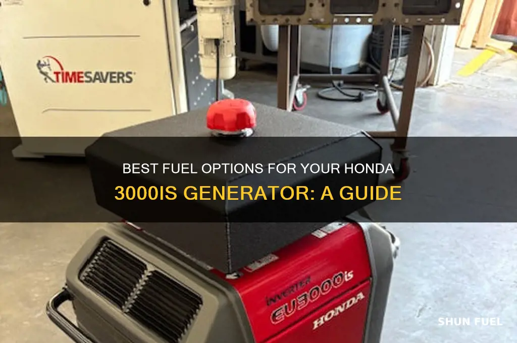 what kind of fuel to use in honda 3000is generator