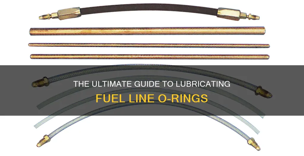 what kind of lube to put on fuel line o-ring