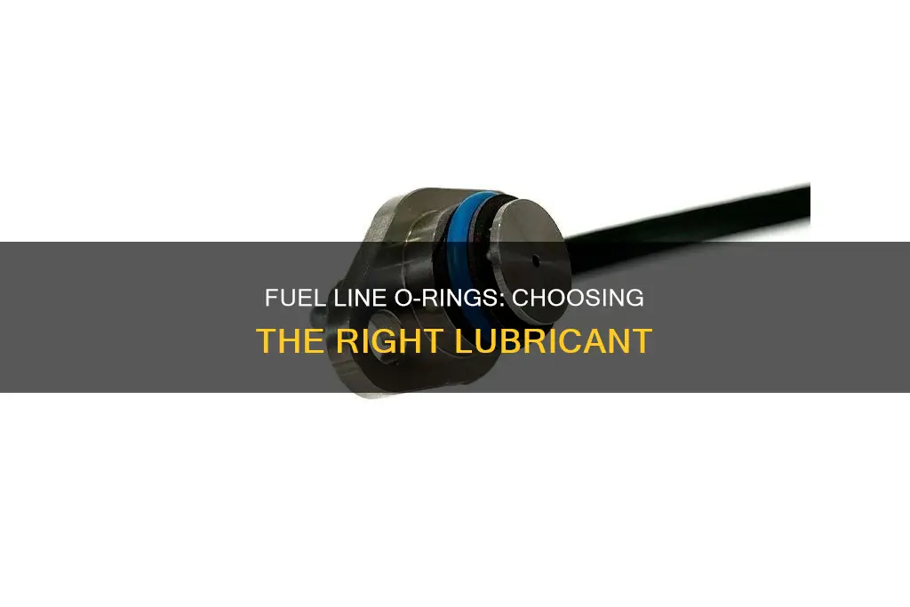 what kind of lube to put on fuel line o-ring