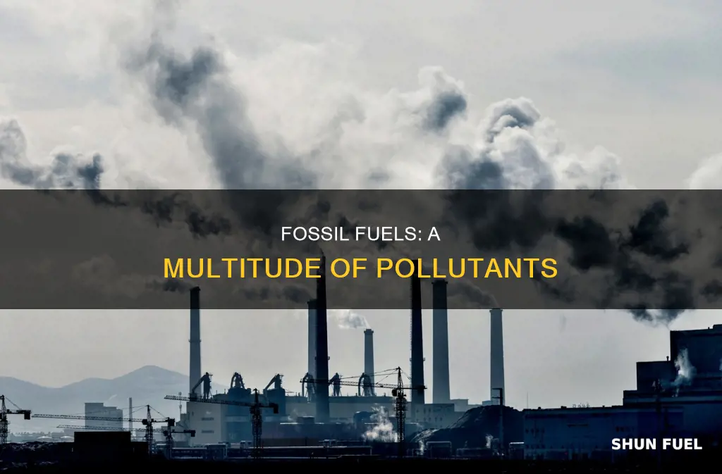 what kind of pollution are expected from fossil fuels