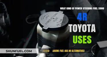 Toyota 4Runner 2000 Power Steering Fluid Type Guide