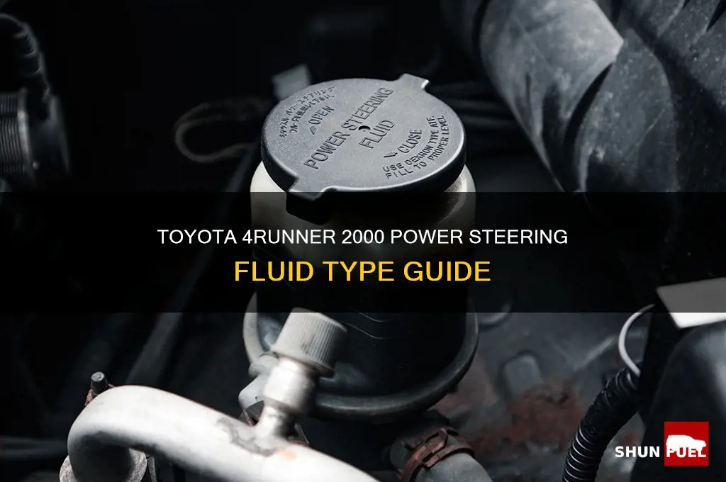 what kind of power steering fuel 2000 4r toyota uses