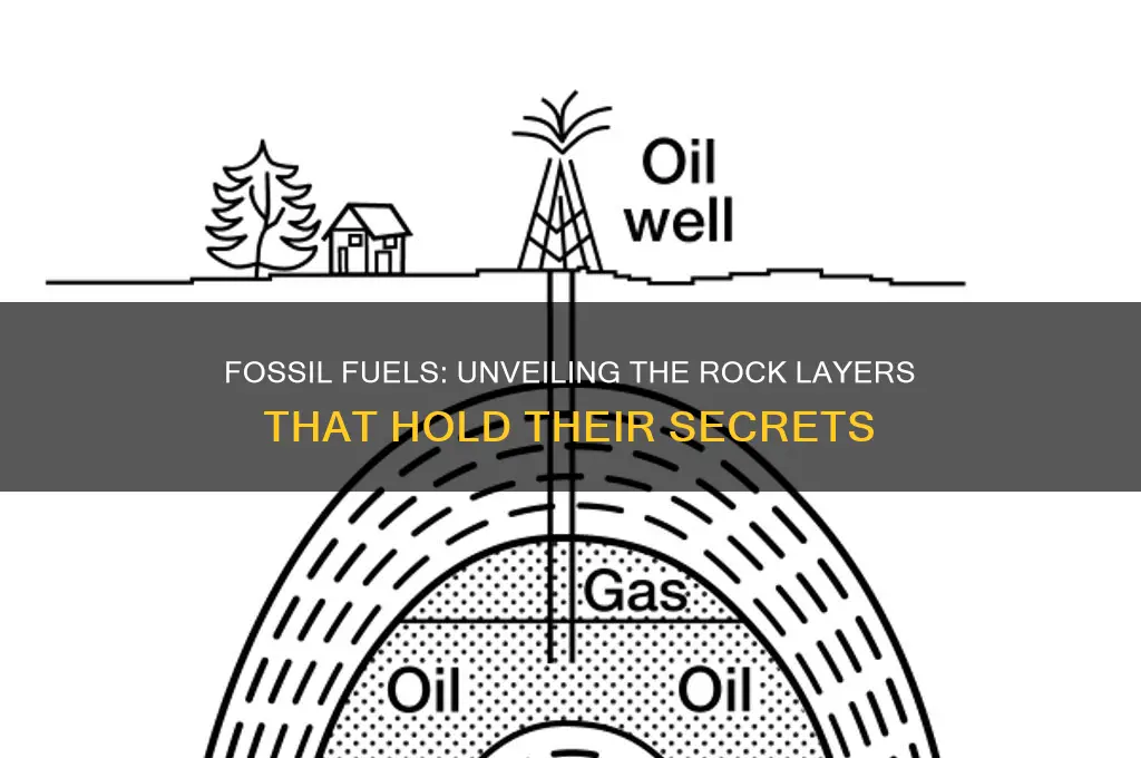 what kind of rock are fossil fuels found in