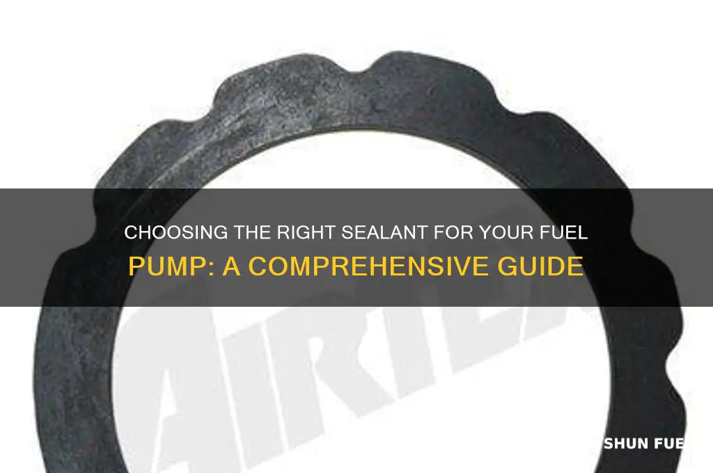what kind of sealant for fuel pump