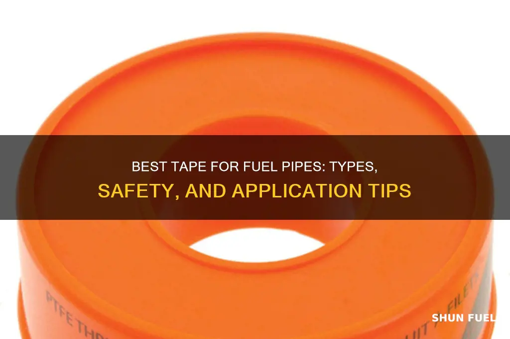 what kind of tape should be used for fuel pipes
