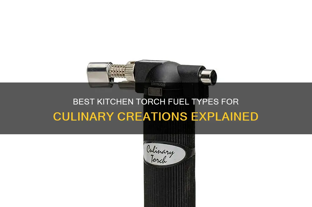 what kind of torch fuel is used for kitchen torch