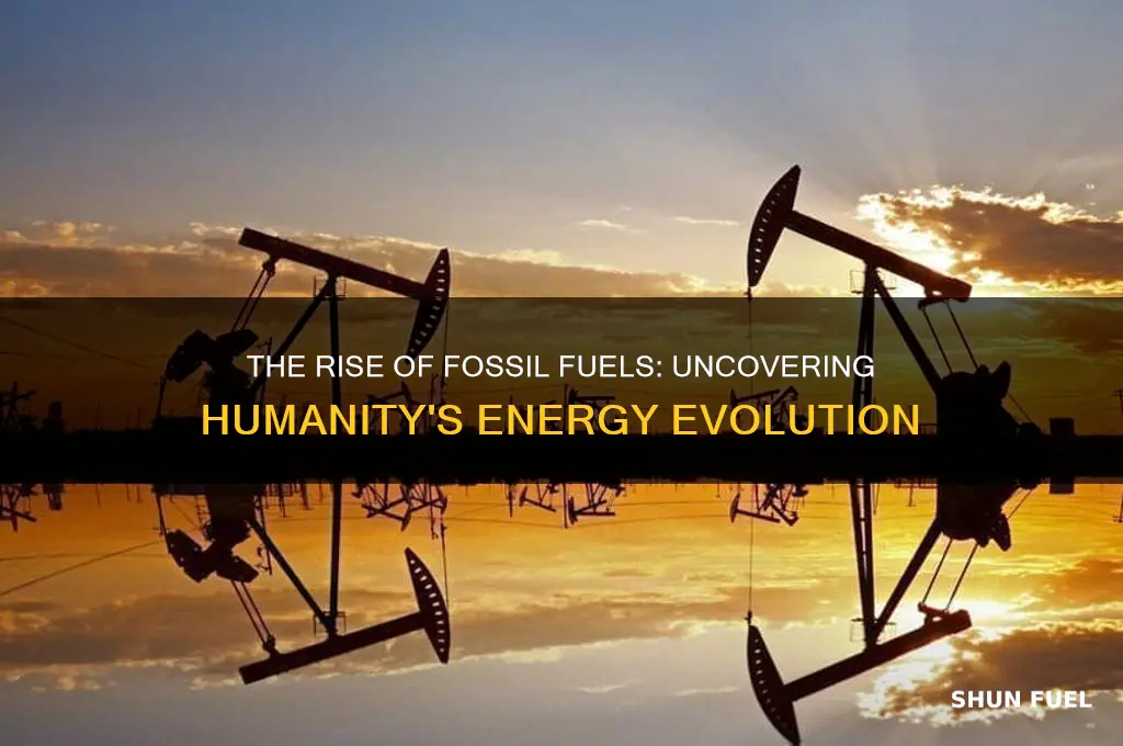 what led humans to burn fossil fuels