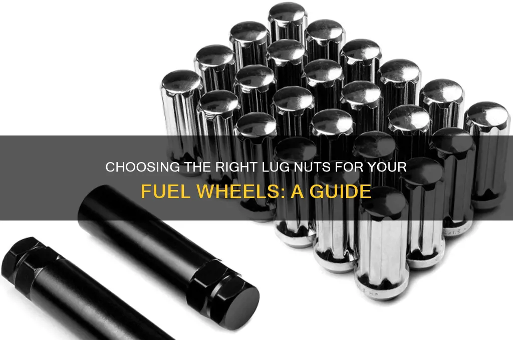 what lug nuts to use on fuel wheels