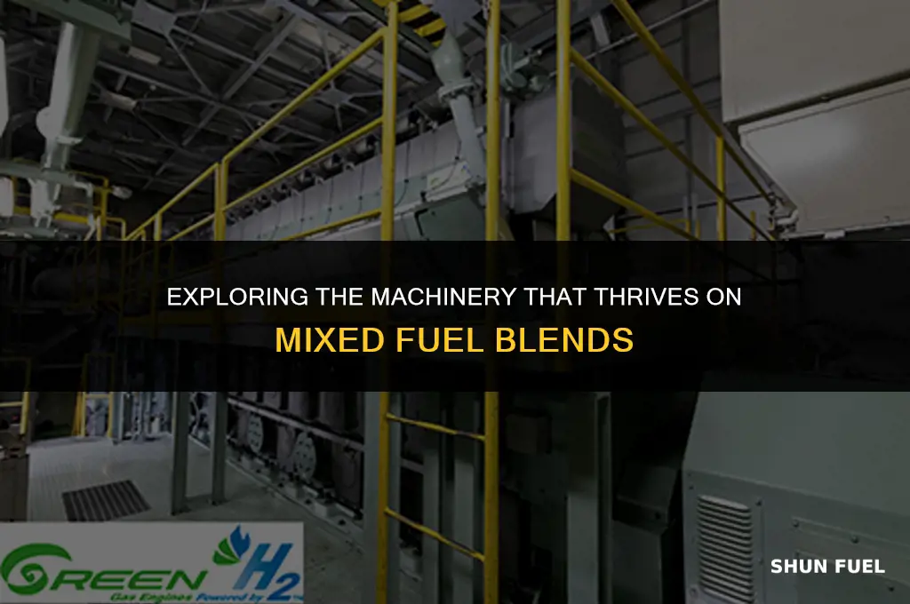 what machines need mixed fuel