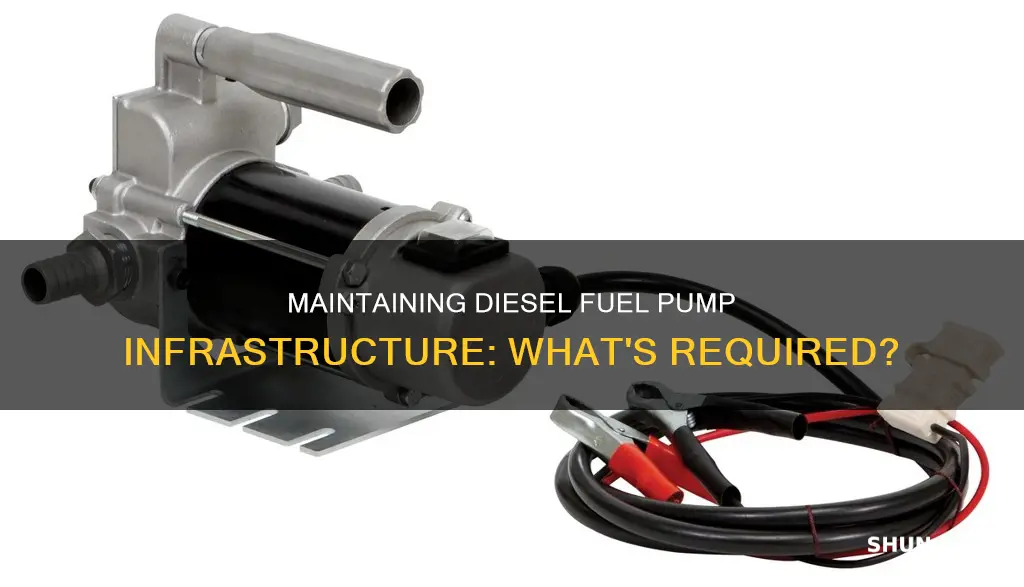 what maintenance is required for diesel fuel pump infrastructure