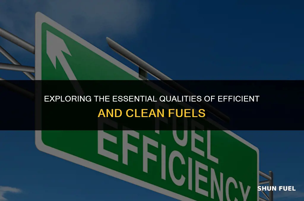 what makes a good fuel