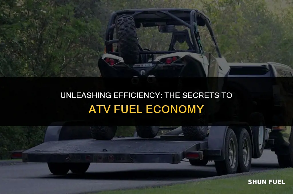 what makes atv fuel effecient