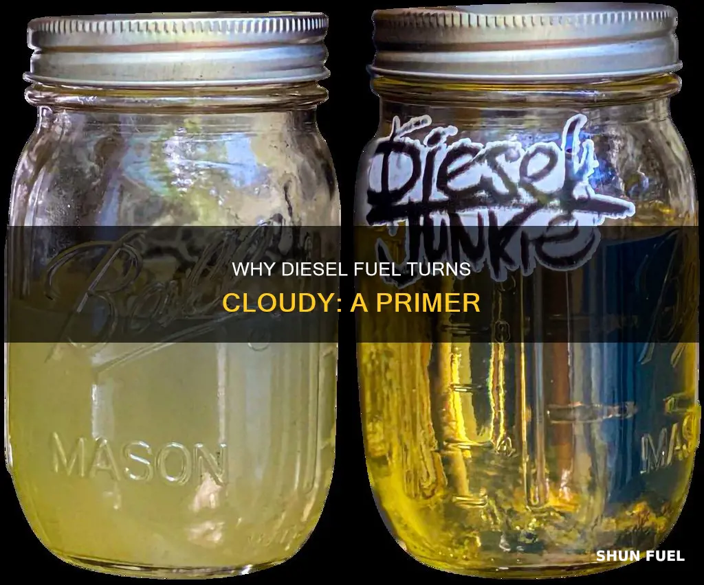 what makes diesel fuel cloudy