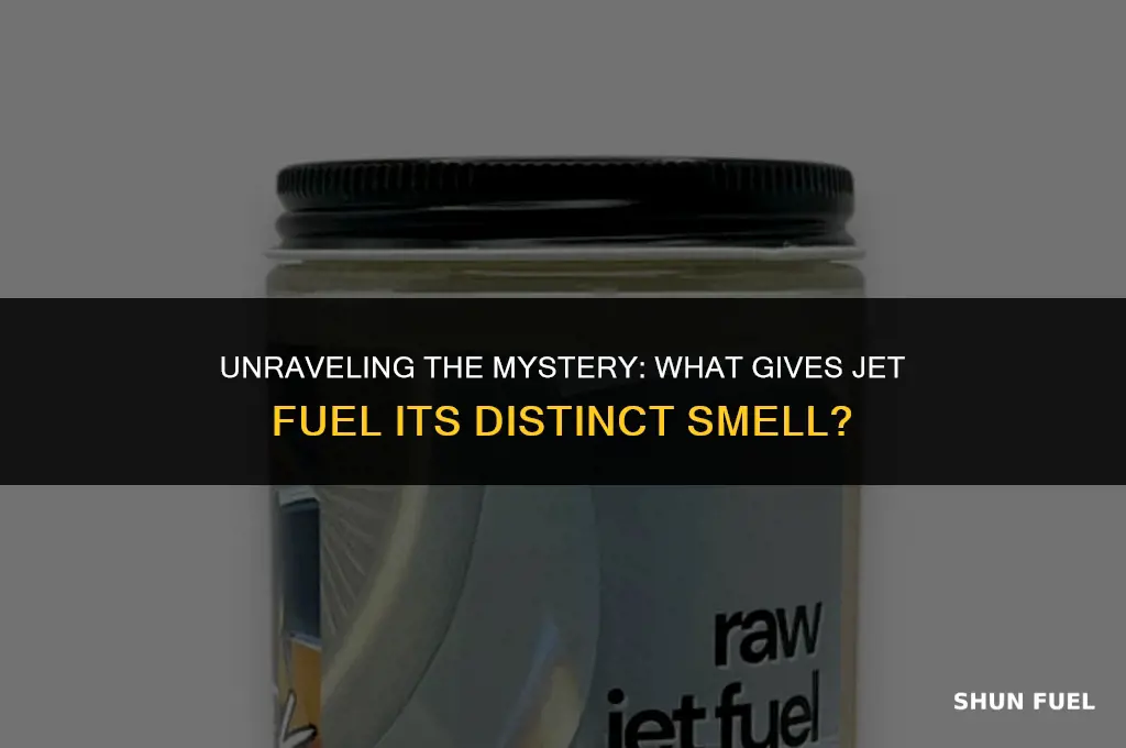 what makes jet fuel smell
