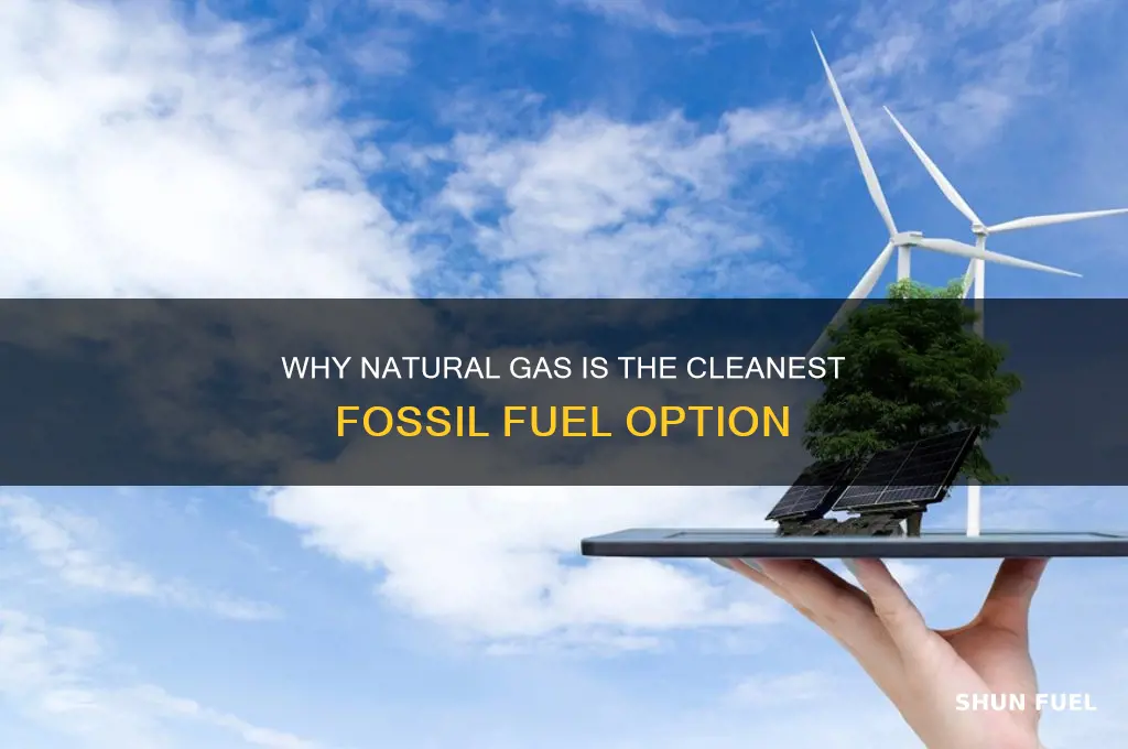 what makes natural gas the cleanest fossil fuel