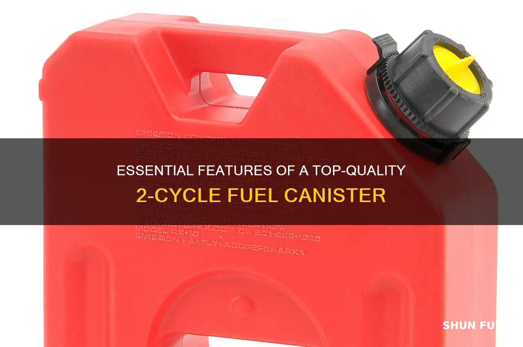 what makes the best 2 cycle fuel can