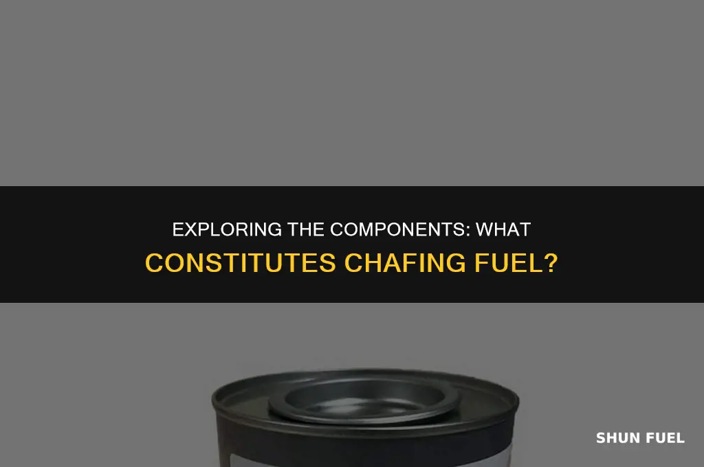 what makes up chafing fuel