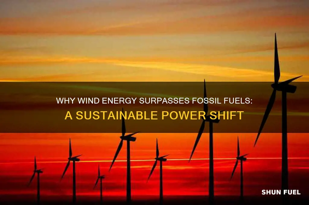 what makes wind energy better than fossil fuels