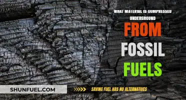 Underground Fossil Fuel Transformation: The Origin of Compressed Materials