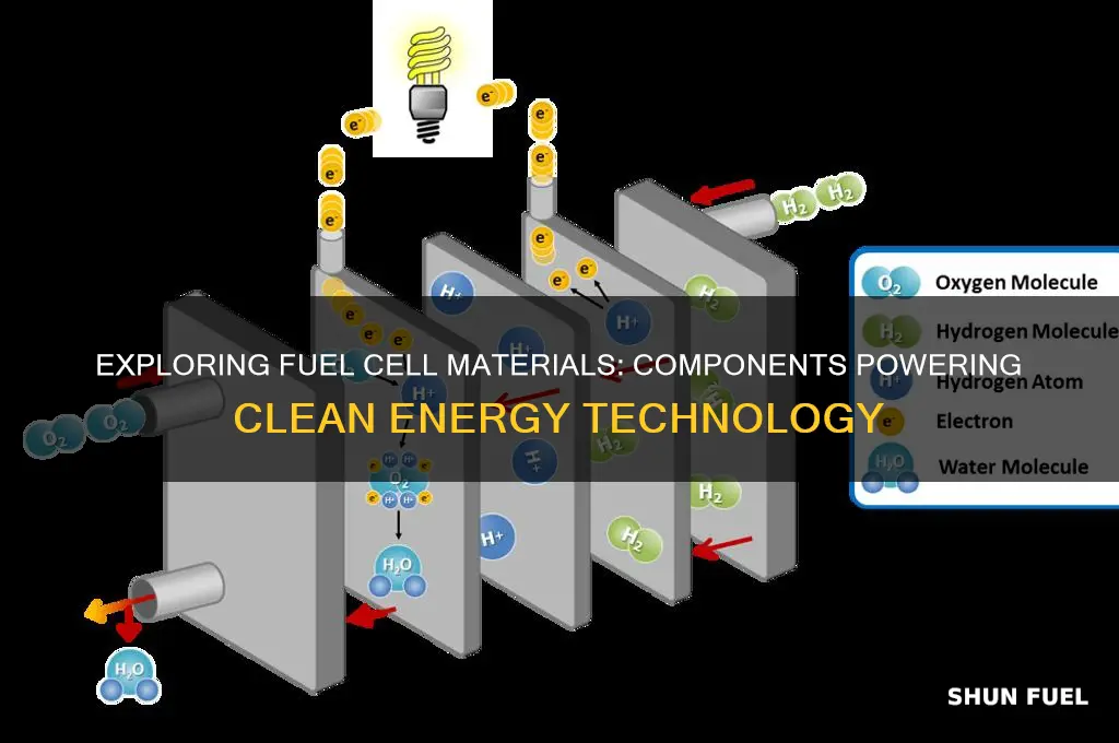 what materials are used in fuel cells