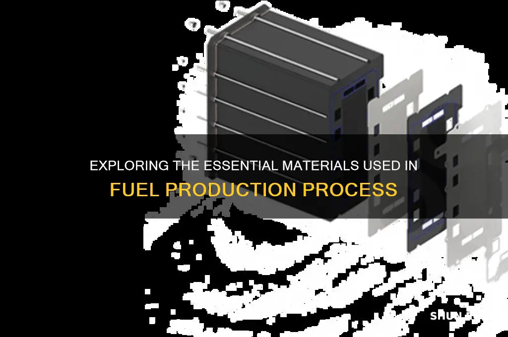 what materials are used when creating fuel