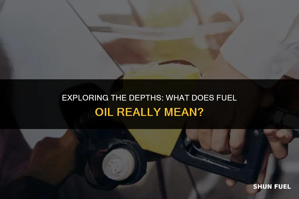 what mean fuel oil