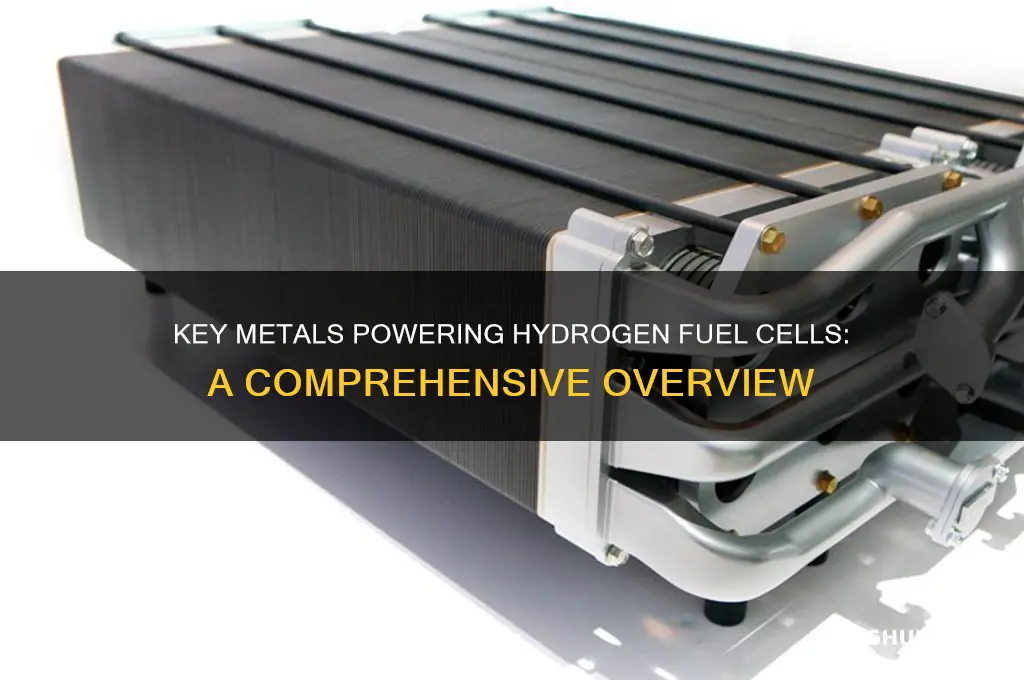 what metals are used in hydrogen fuel cells