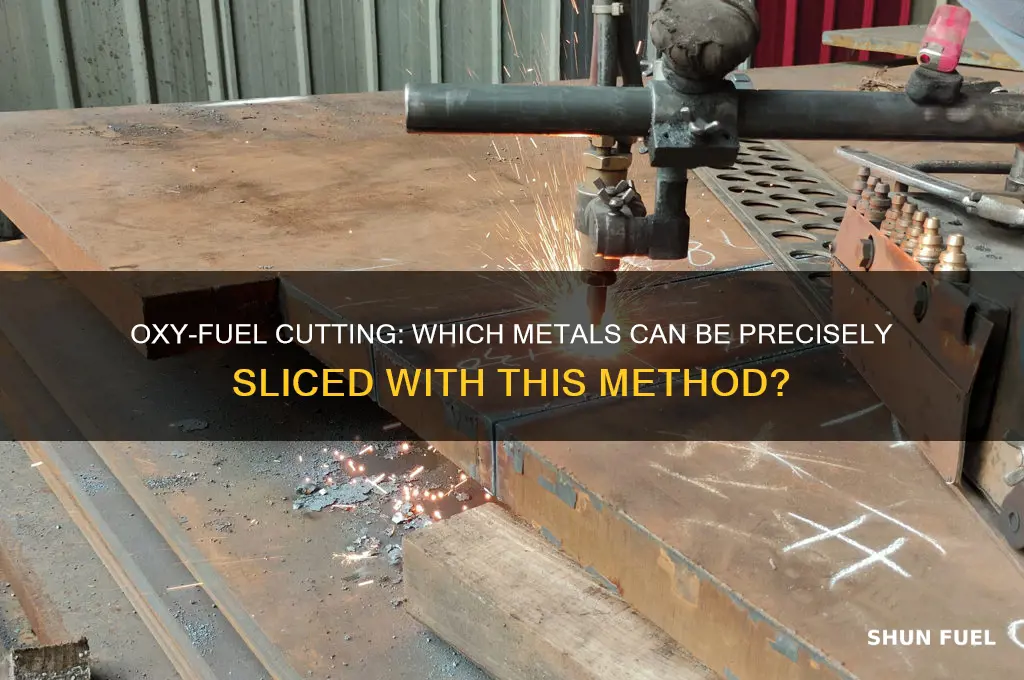 what metals can be cut with the oxy fuel process