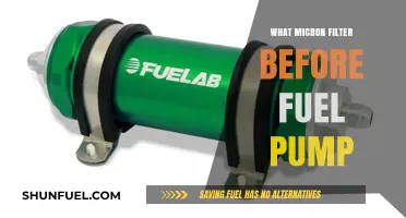Fuel Pump Filters: Micron Rating Matters