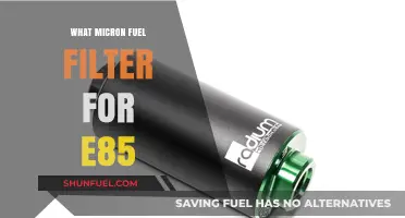 Best Micron Fuel Filter Size for E85