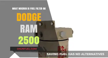 Fuel Filter Micron Rating for Dodge Ram 2500: What You Need to Know