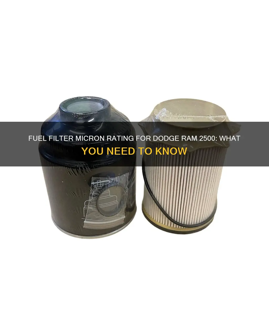 what micron is fuel filter on dodge ram 2500