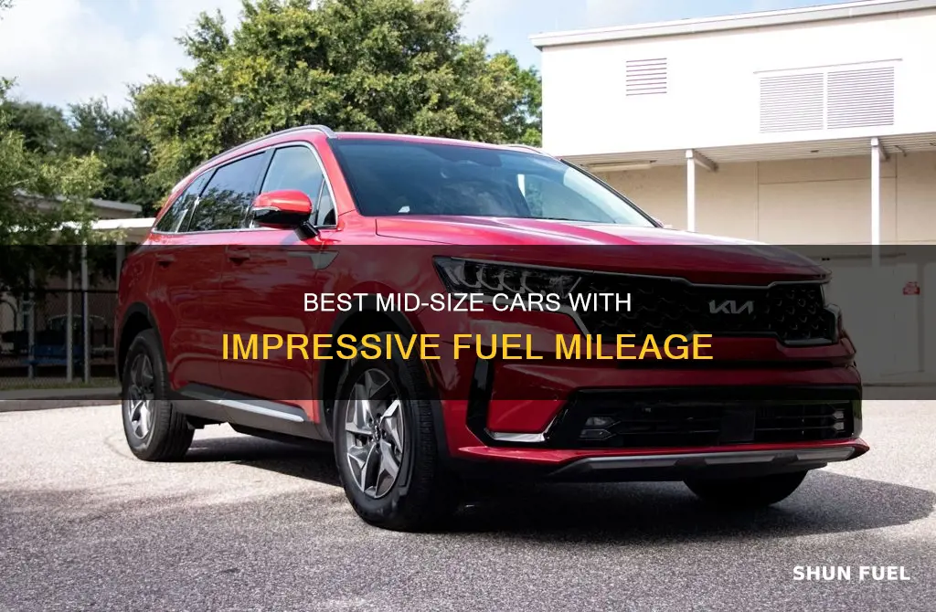 what mid size car gets the best fuel mileage