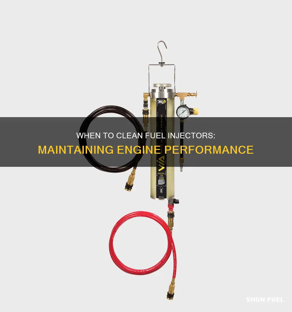 what mileage should fuel injectors be cleaned