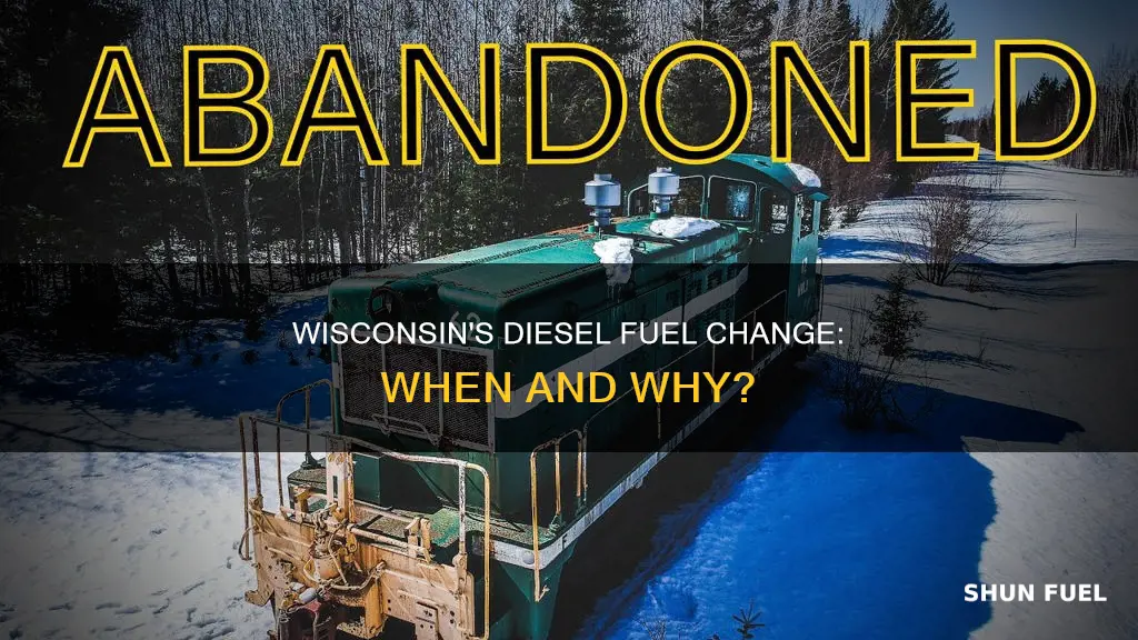 what month does diesel fuel change in wisconsin