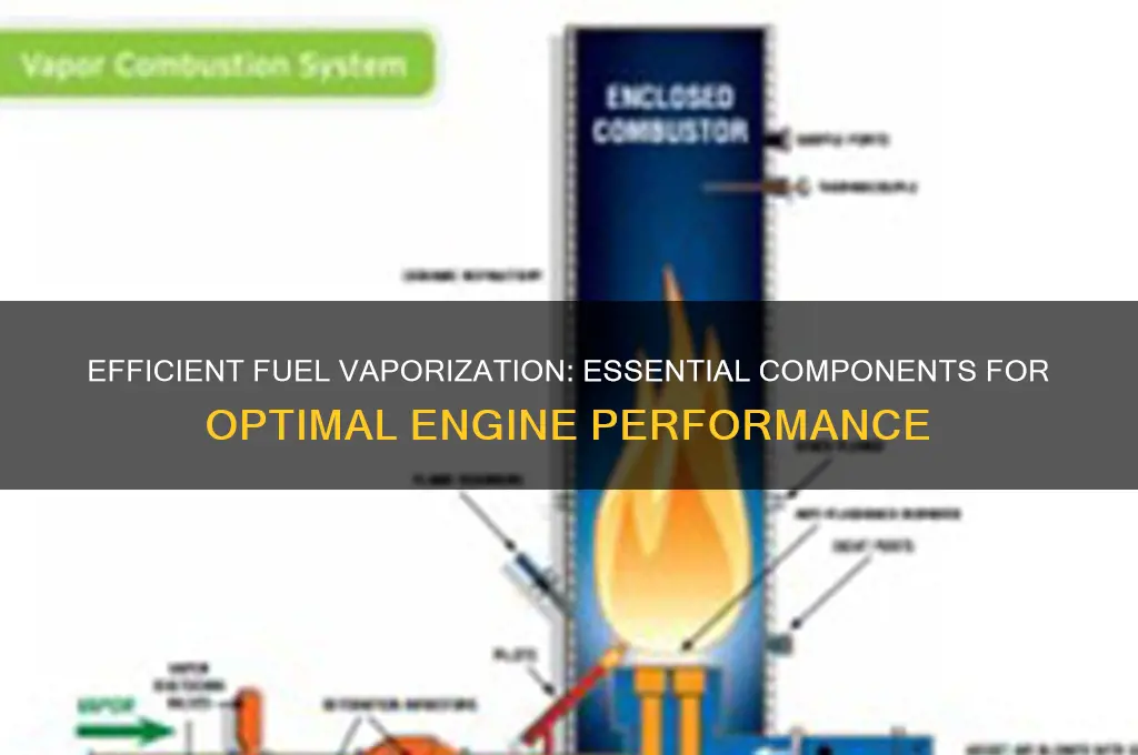 what must accompany fuel vaporization