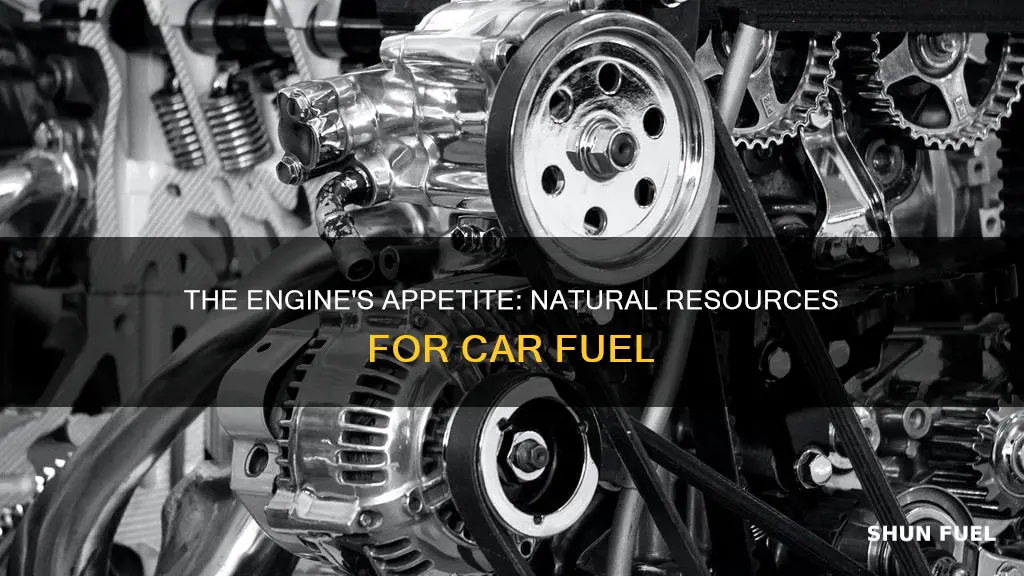 what natural resources are required for your car engine fuel