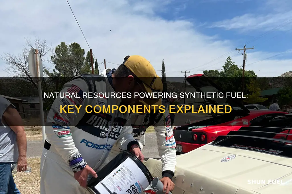 what natural resources are used in synthetic fuel